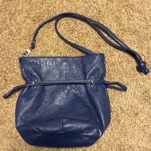 Blue Hobo crossbody purse